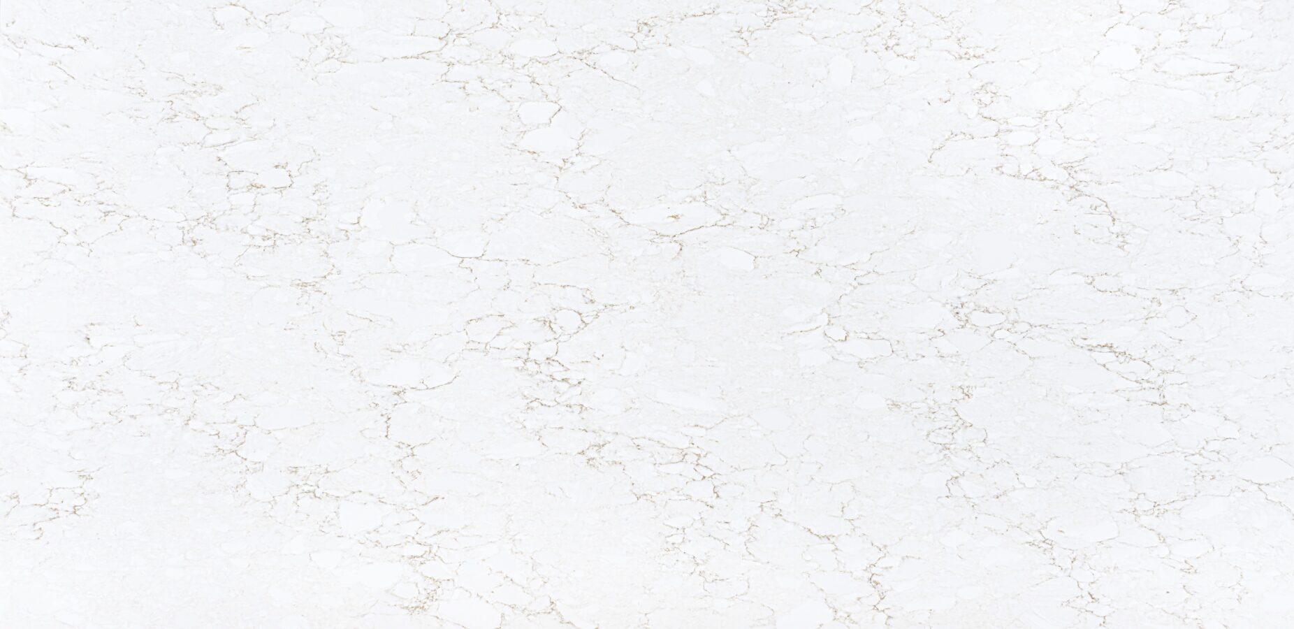 Cielo Sky quartz with white base and soft grey veining resembling airy cloud patterns