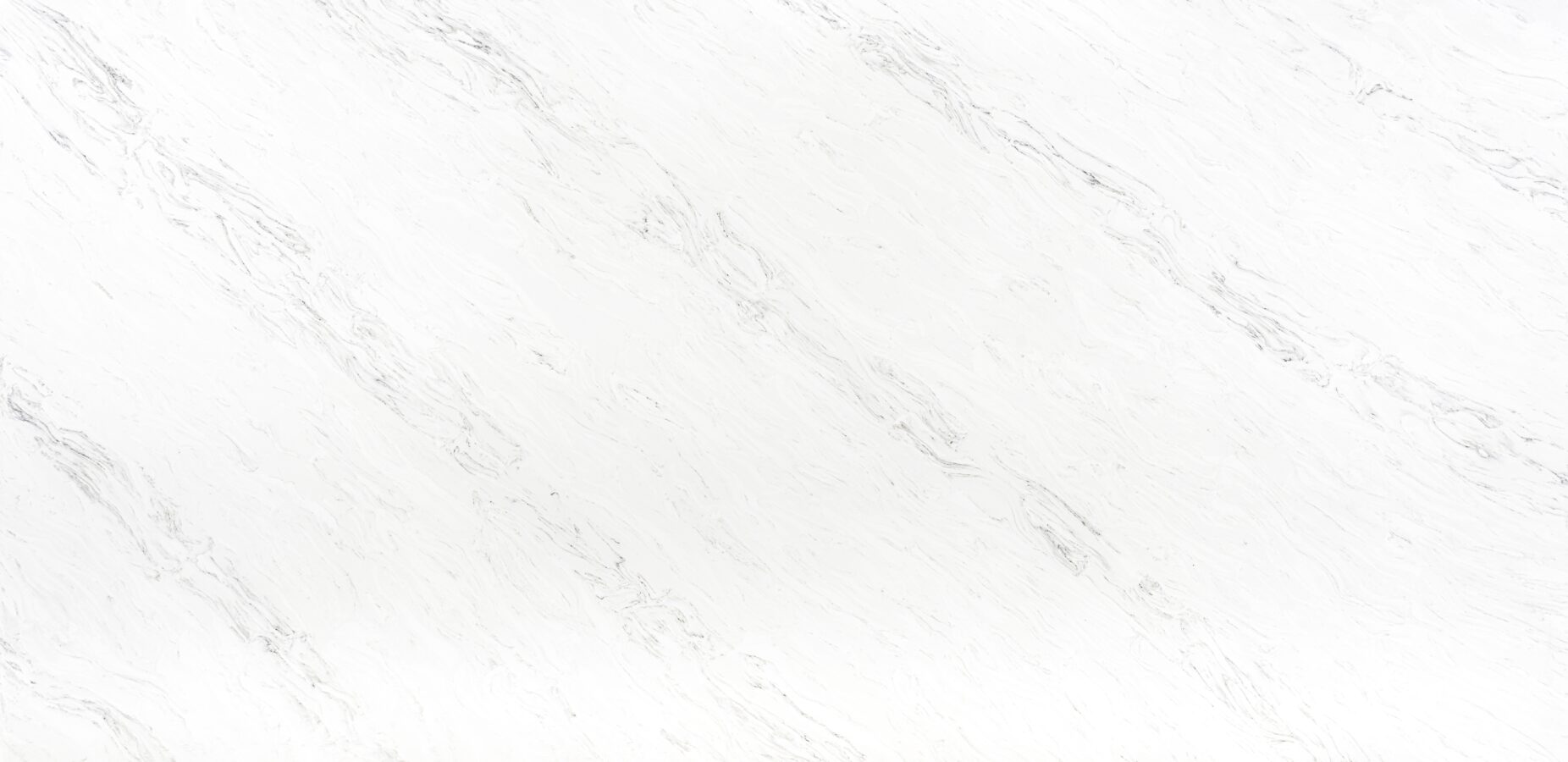 River Mist quartz with crisp white background and thin taupe veining