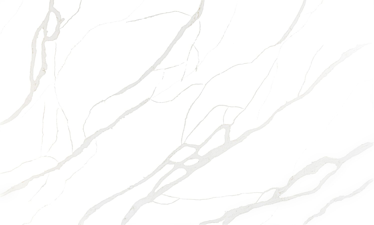 Terra Lite Gold quartz with soft beige background and warm golden veining